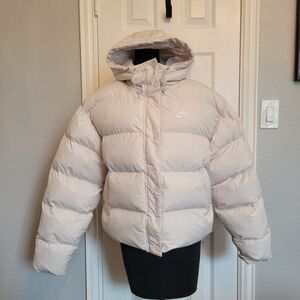Nike Puffer Jacket - Light Cream